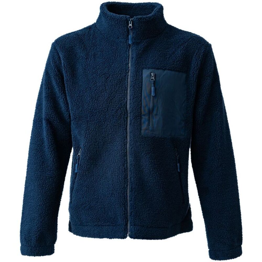 Ravine Unisex Adult Borg Fleece Jacket / Navy